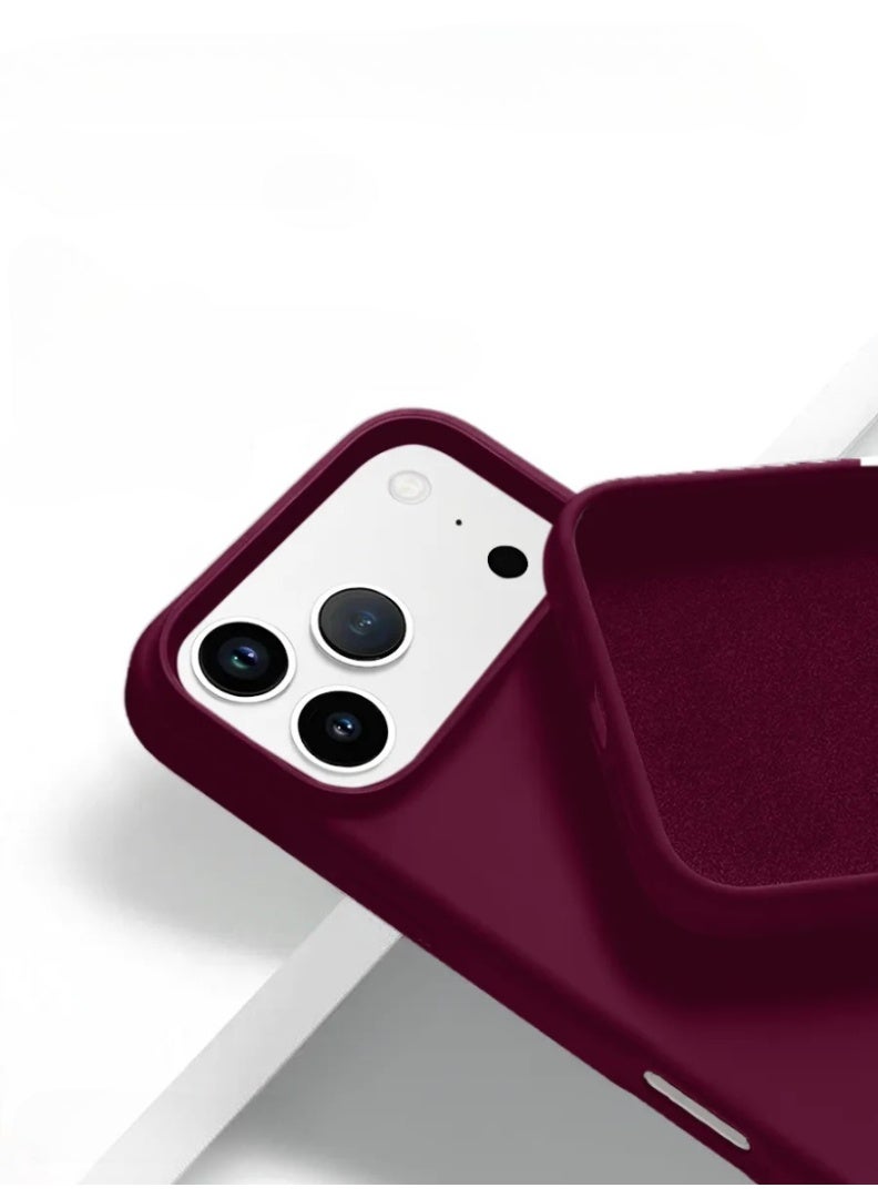 غطاء آيفون 17 برو بلمسة ناعمة وحماية كاملة للجسم ضد الخدوش والصدمات مع بطانة من الألياف الدقيقة لآيفون 17 برو - Image 4